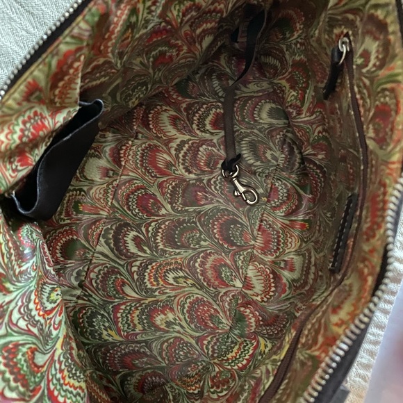 Dooney and Bourke Brown Pebble Leather Satchel - Picture 7 of 10